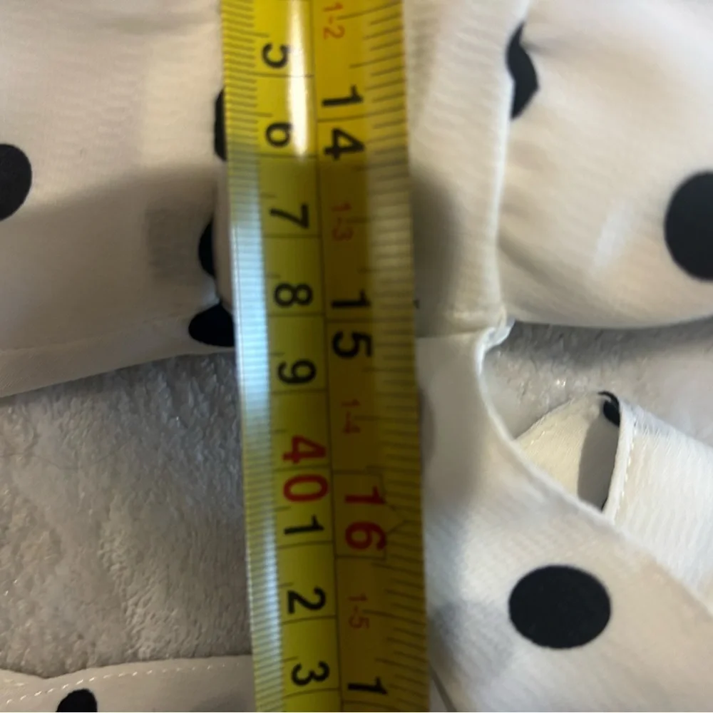VICI Polka Dot Dress – white maxi dress wedding Payce Halter Kentucky Derby - Picture 10 of 10